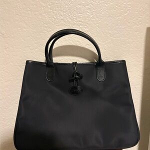 Longchamp Nylon Top Handle Bag